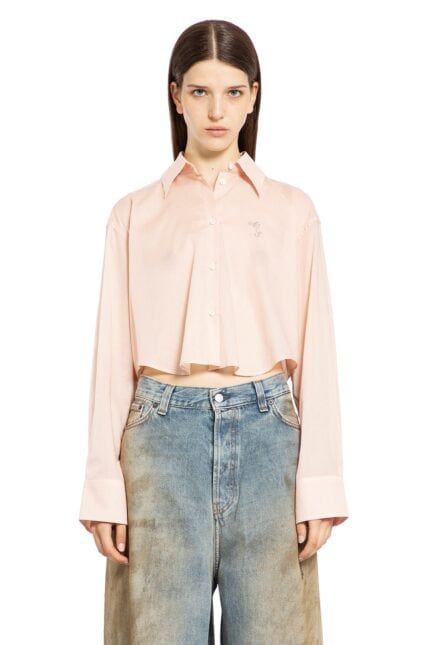 ACNE STUDIOS Cropped Monogram Shirt