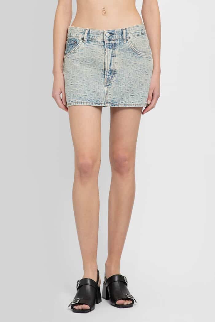 acne studios denim mini skirt ACNE STUDIOS Denim Mini Skirt