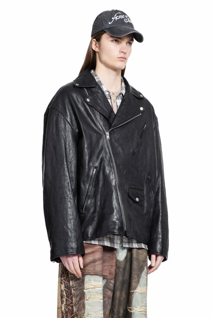 ACNE STUDIOS Distressed Leather Jacket