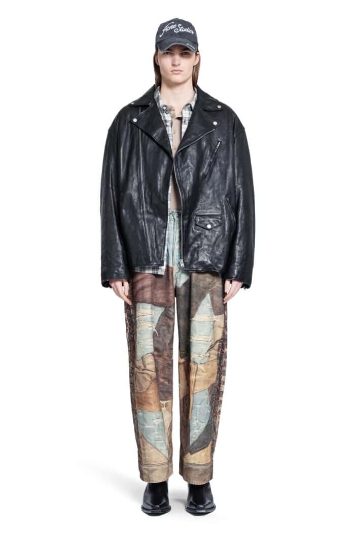 ACNE STUDIOS Distressed Leather Jacket