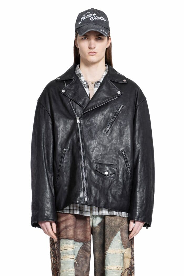 ACNE STUDIOS Distressed Leather Jacket