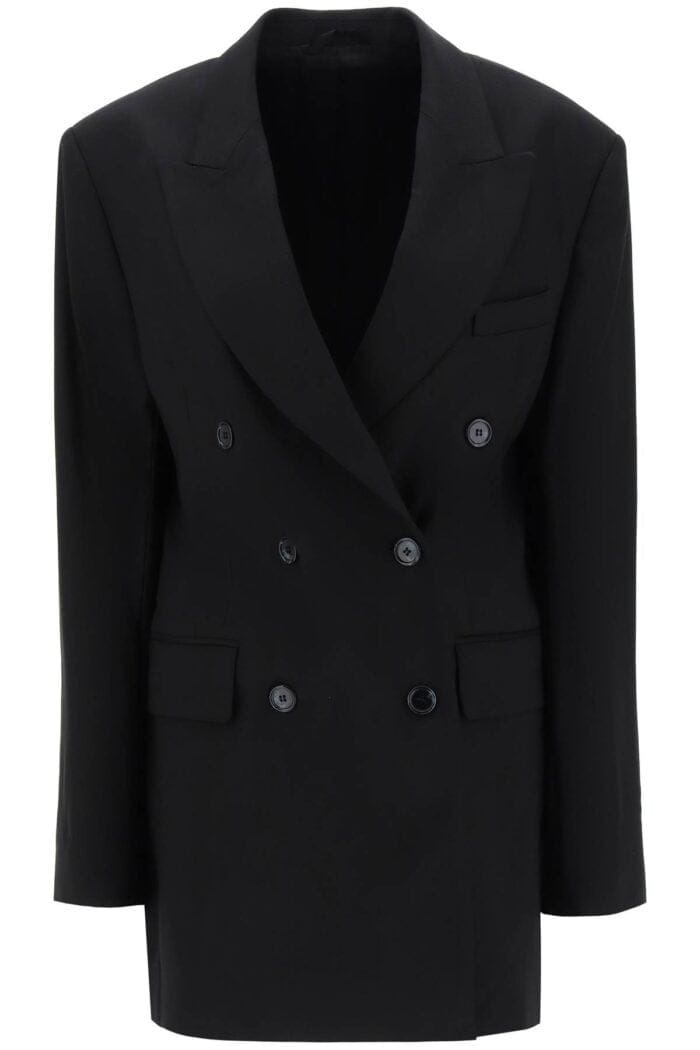 ACNE STUDIOS Double-breasted Jacket In Herringbone Fabric