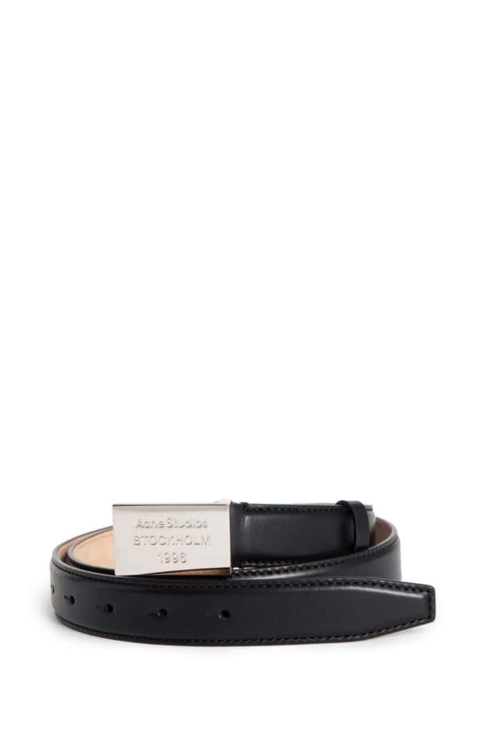 ACNE STUDIOS Engraved Logo Leather Belt