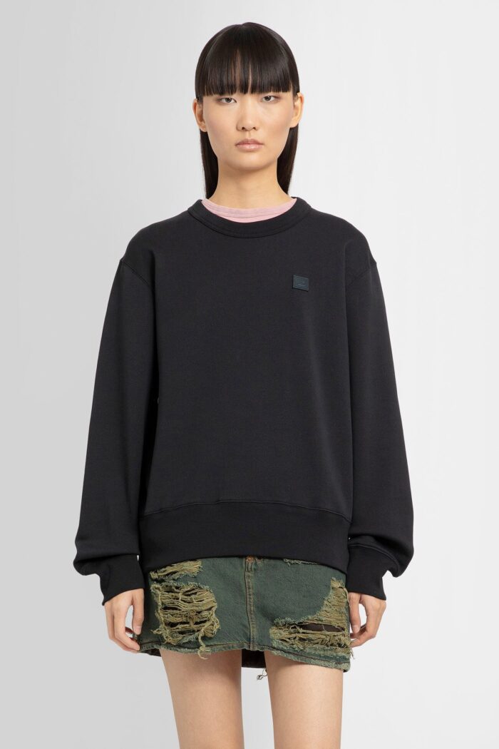 ACNE STUDIOS Face Logo Cotton Sweatshirt