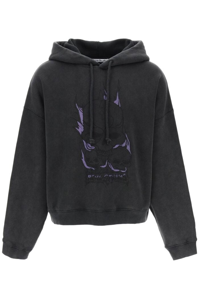 ACNE STUDIOS Hooded Sweatshirt With Graphic Print