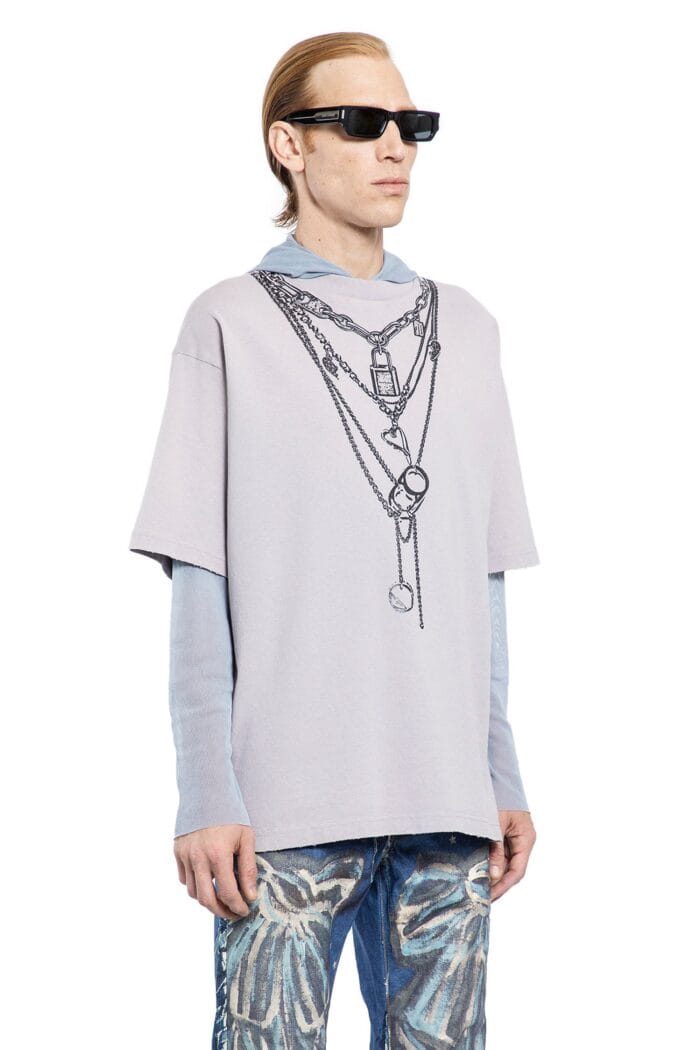 ACNE STUDIOS Layered Mesh T-shirt