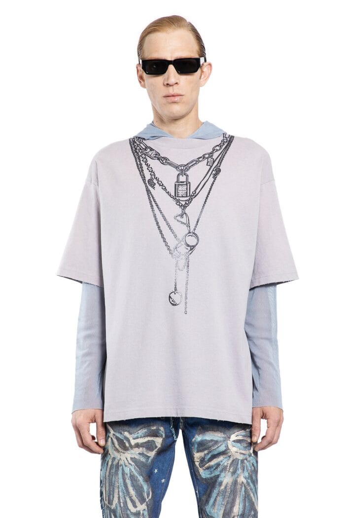 ACNE STUDIOS Layered Mesh T-shirt