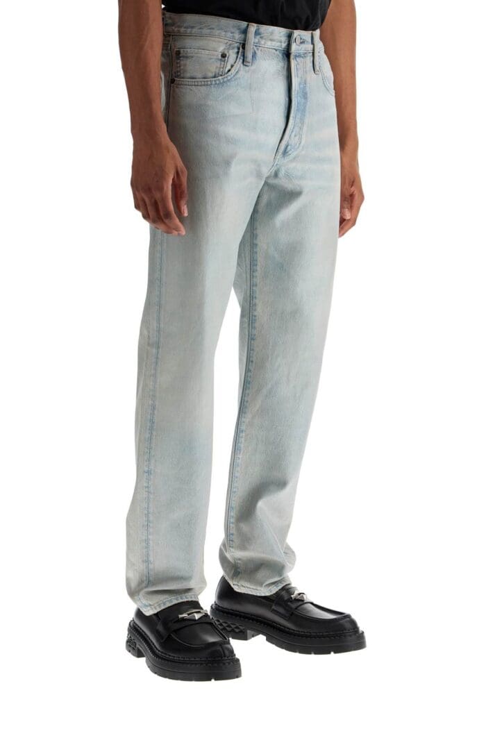 ACNE STUDIOS Light Blue Straight Cotton Jeans Model 1996