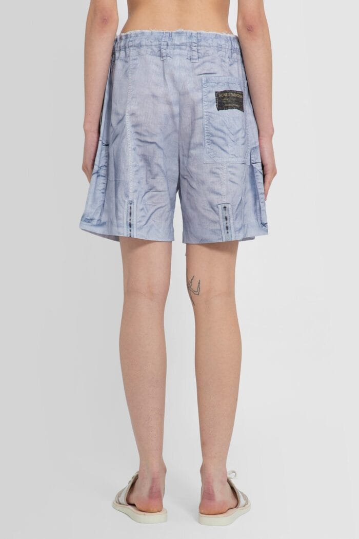 ACNE STUDIOS Linen Cotton Blend Shorts