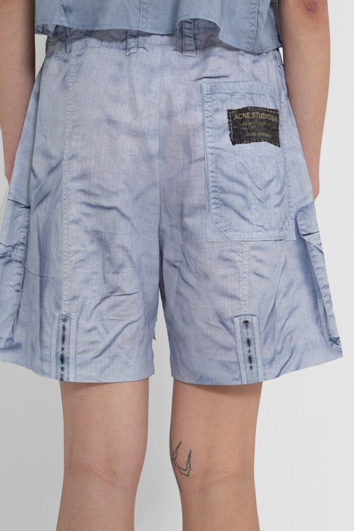 ACNE STUDIOS Linen Cotton Blend Shorts