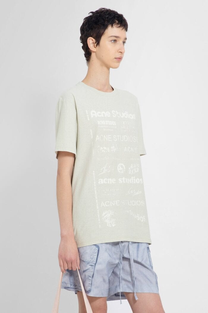 ACNE STUDIOS Multi-logo T-shirt