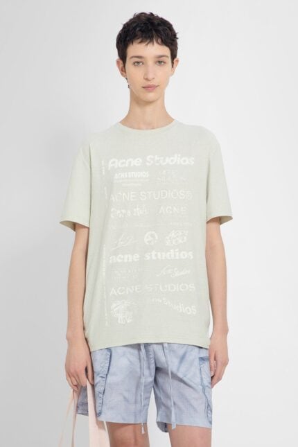 ACNE STUDIOS Multi-logo T-shirt