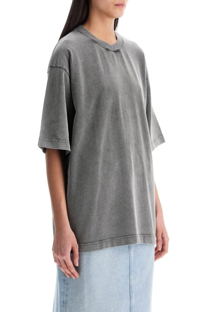 ACNE STUDIOS Oversized Faded Black T-shirt