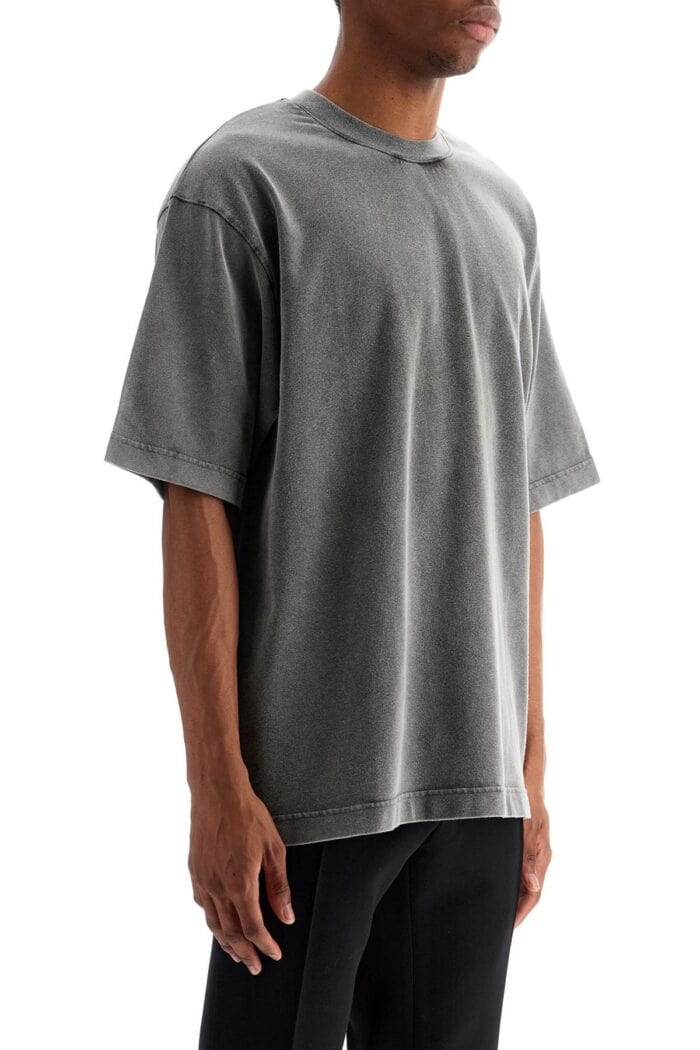 ACNE STUDIOS Oversized Faded Black T-shirt