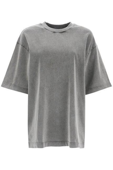 ACNE STUDIOS Oversized Faded Black T-shirt