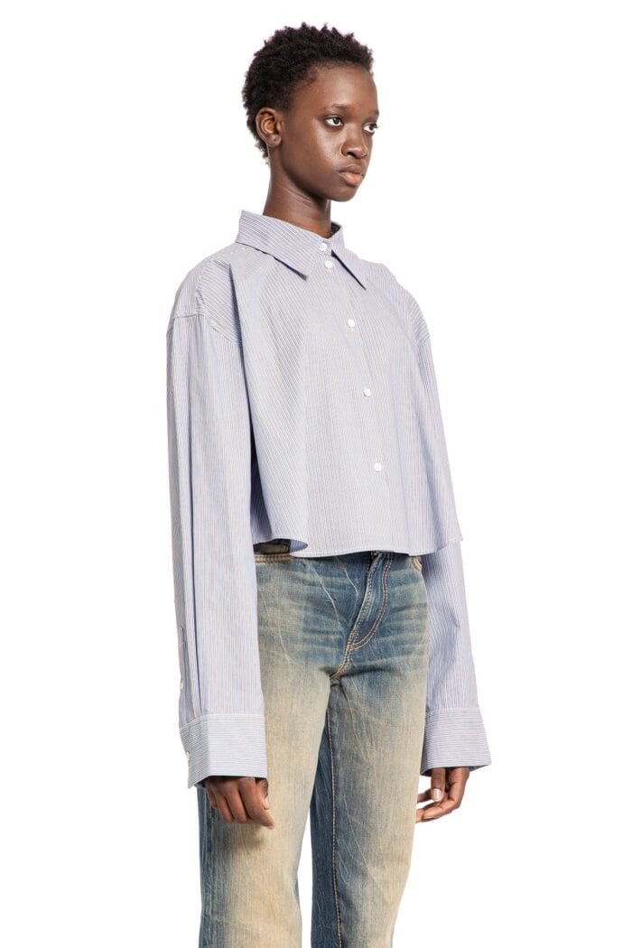 ACNE STUDIOS Pinstriped Jacquard Shirt