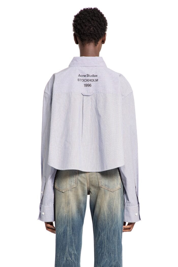 ACNE STUDIOS Pinstriped Jacquard Shirt