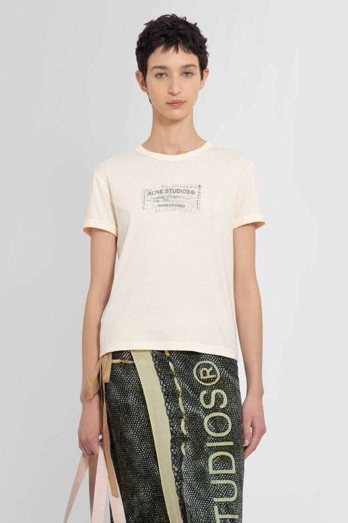 ACNE STUDIOS Printed Digital Logo T-Shirt