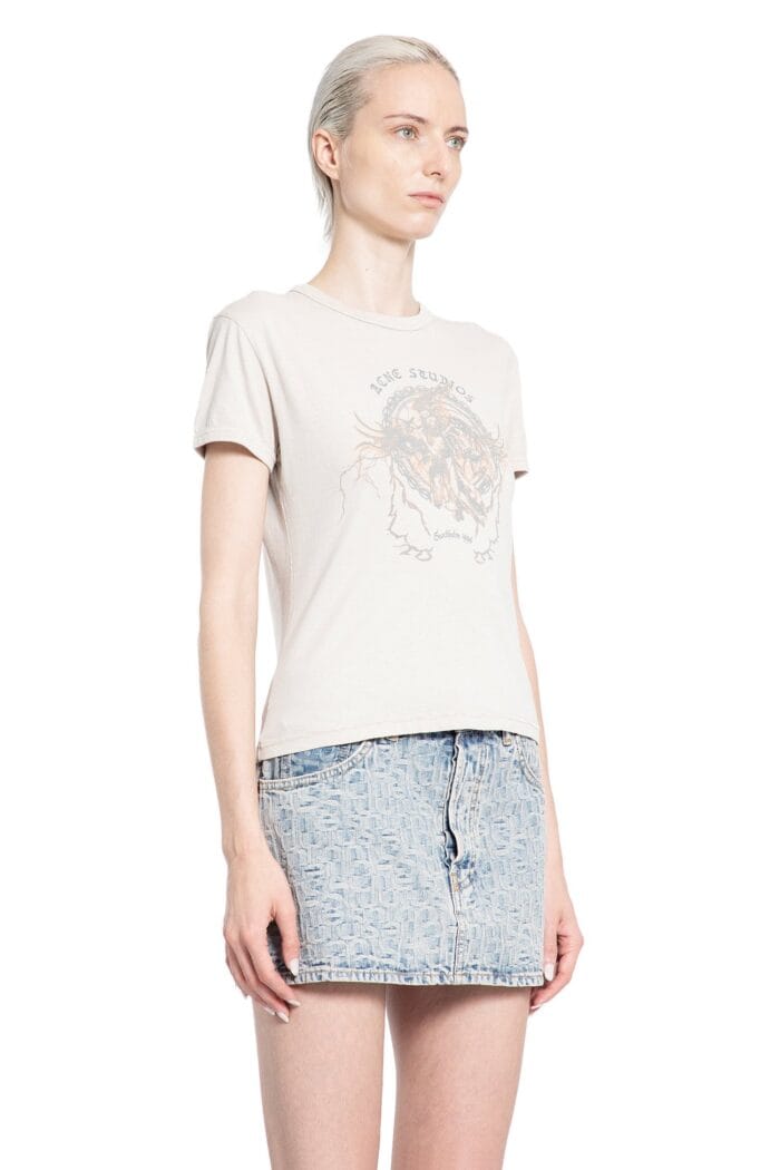 ACNE STUDIOS Printed Fitted T-shirt