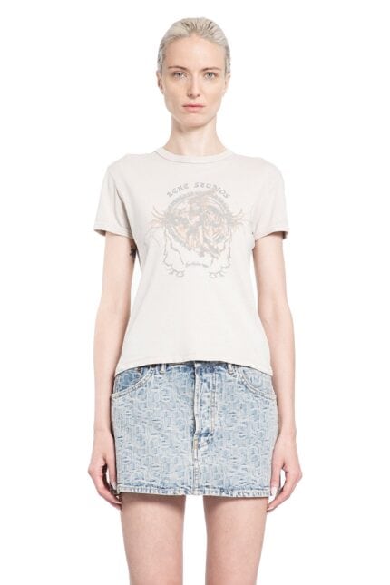 ACNE STUDIOS Printed Fitted T-shirt