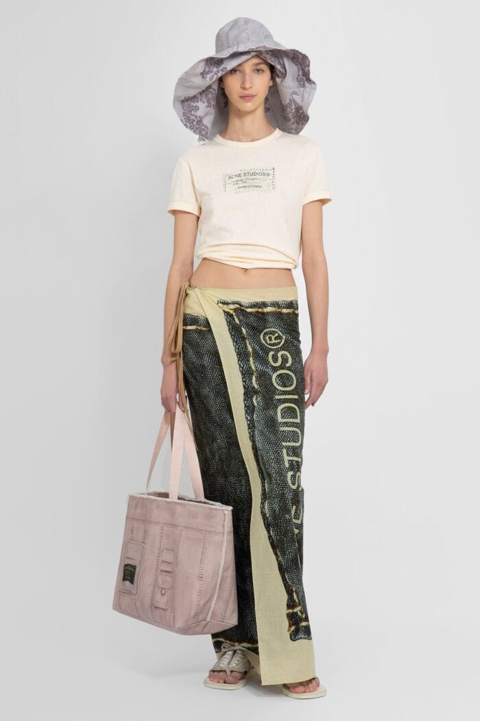 ACNE STUDIOS Printed Sarong Scarf Skirt