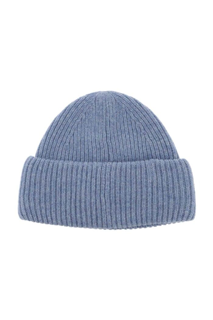 ACNE STUDIOS Ribbed Wool Beanie Hat With Cuff