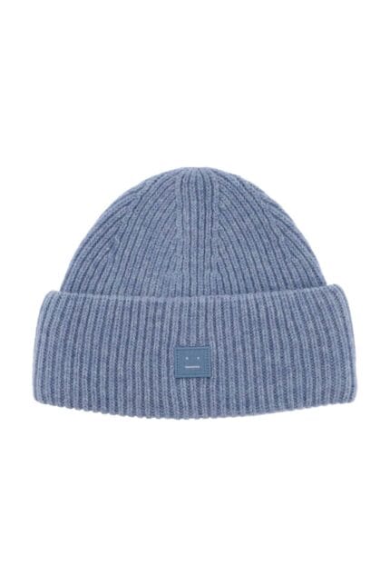 ACNE STUDIOS Ribbed Wool Beanie Hat With Cuff