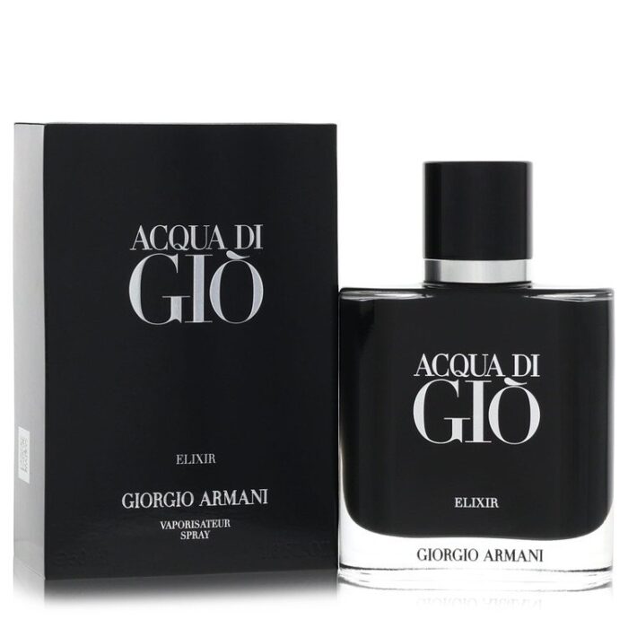 Acqua Di Gio Elixir By Giorgio Armani - Parfum Spray 1.6 Oz - Image 1