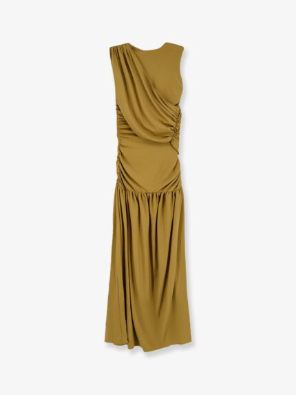 Actualee Draped Long Dress