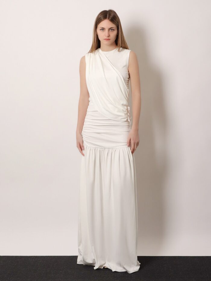 Actualee Draped Long Dress
