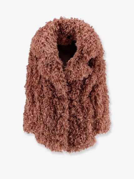 Actualee Faux Shearling Peacoat