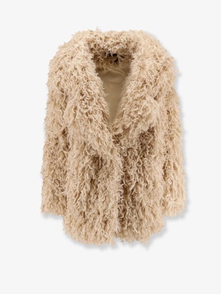 Actualee Faux Shearling Peacoat
