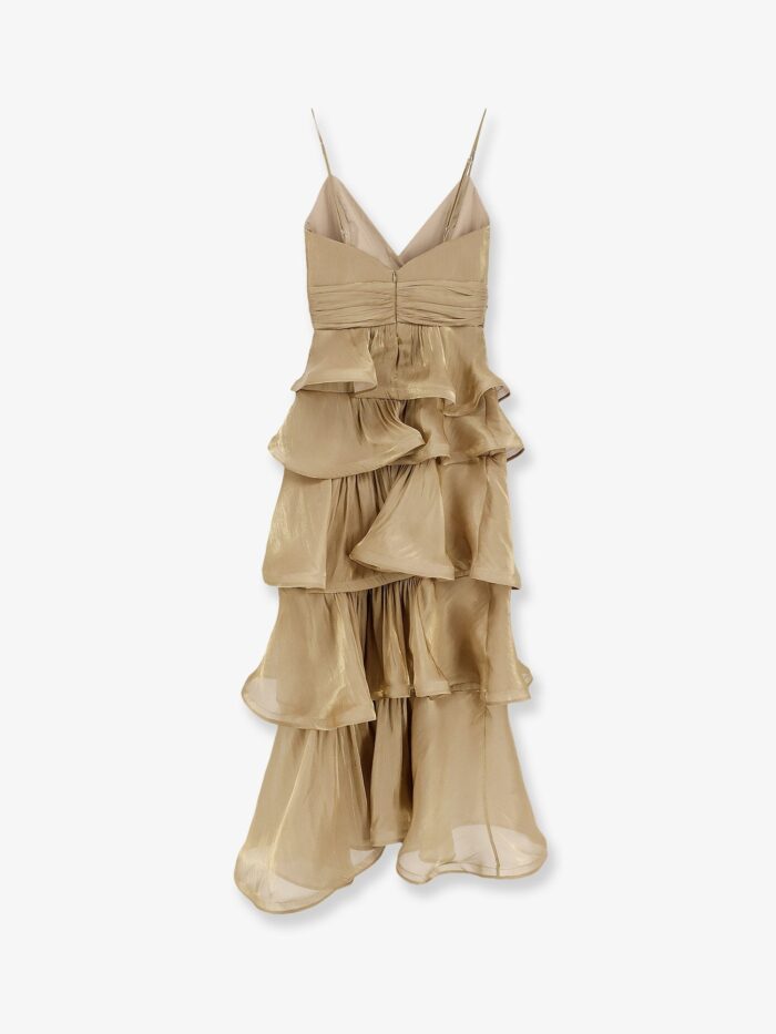 Actualee Flounced Long Dress