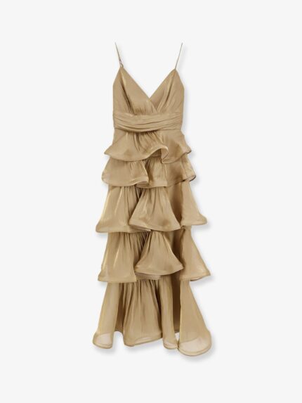 Actualee Flounced Long Dress