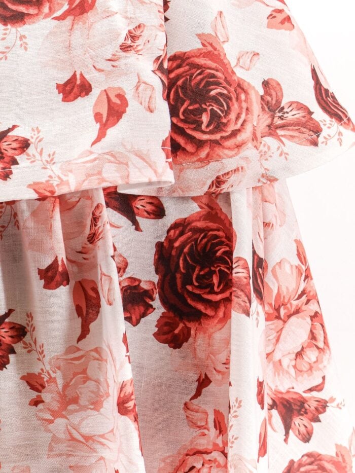 Actualee Flounced Long Skirt