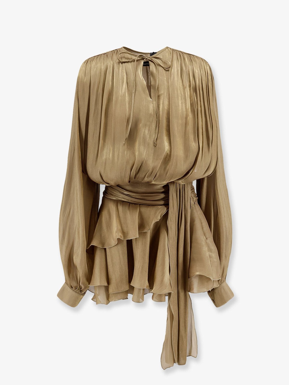 Actualee Flounced Mini Dress