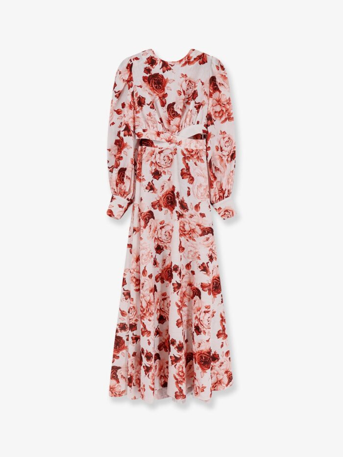 Actualee Linen And Cotton Blend Long Dress