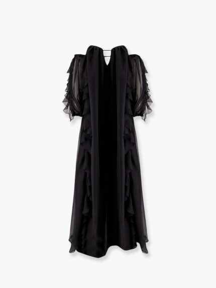 Actualee Long Dress With Bustier And Rouches