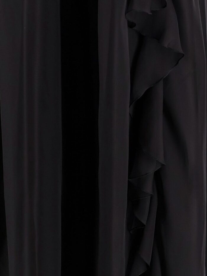 Actualee Long Dress With Bustier And Rouches