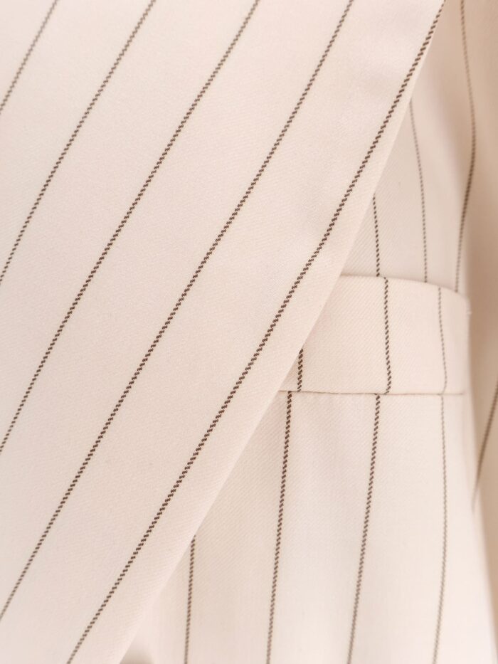 Actualee Pinstripe Fabric Coat