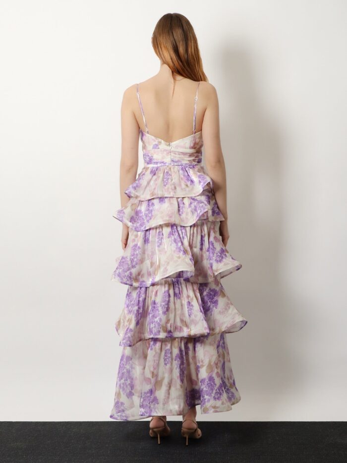 Actualee Ruffled Long Dress
