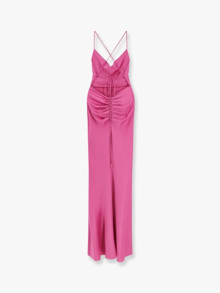 Actualee Satin Long Dress