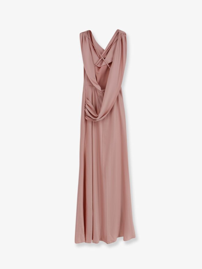 Actualee Satin Long Dress