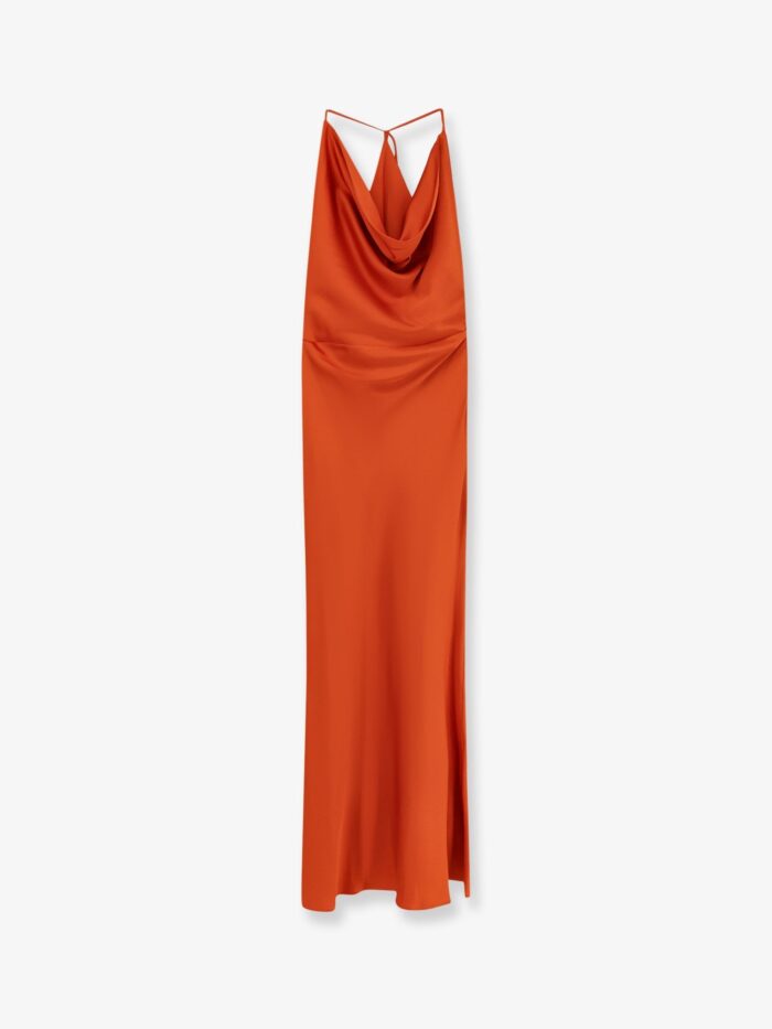 Actualee Satin Long Dress