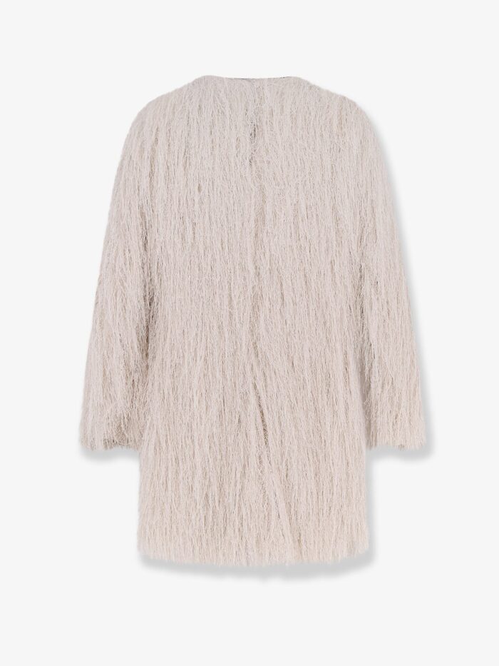 Actualee Short Lurex Dress With Fringes