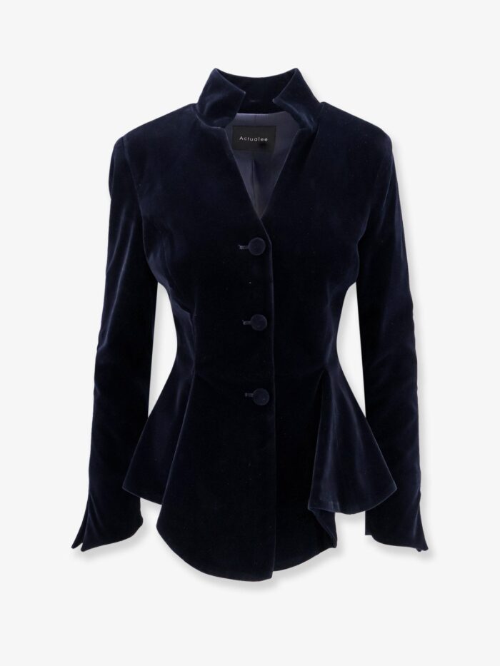Actualee Velvet Blazer