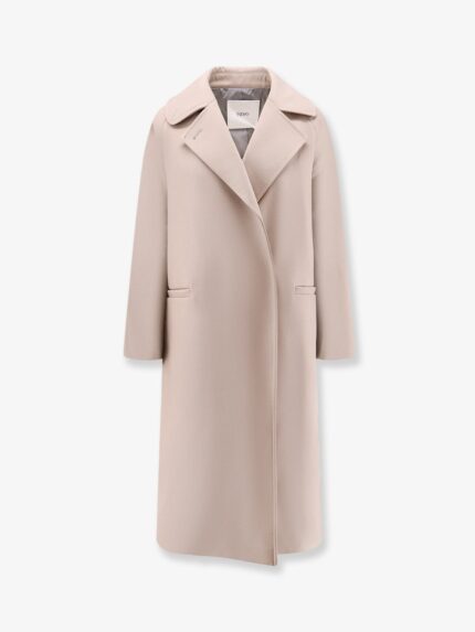 Hevo Adelfia Double-breasted Nylon Trench