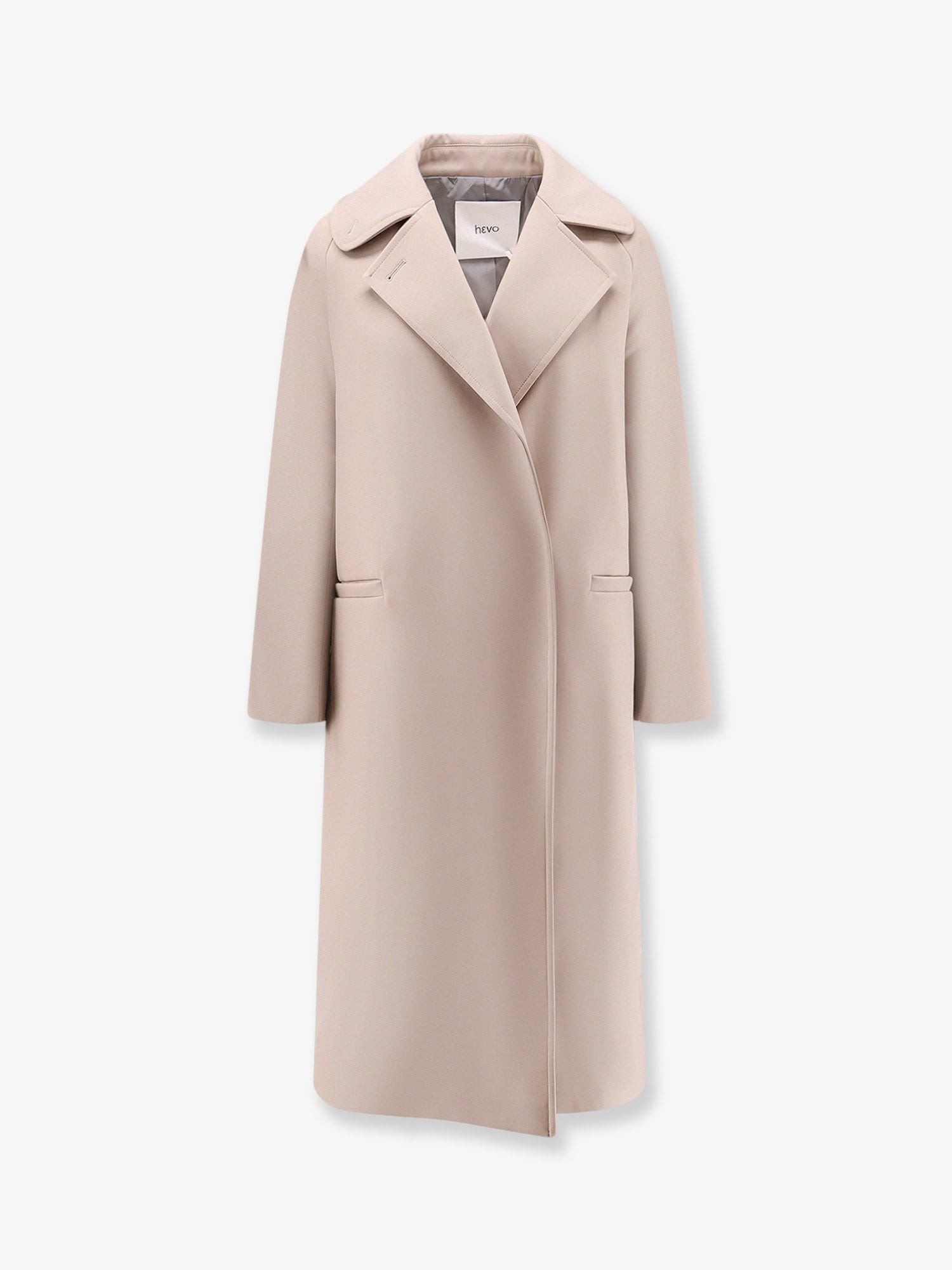 Hevo Adelfia Double-breasted Nylon Trench