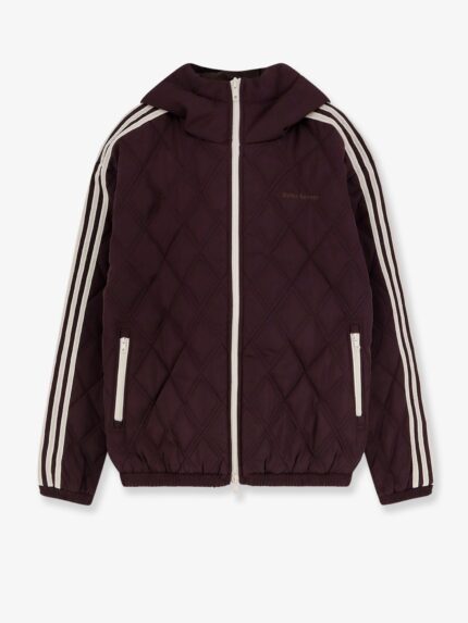 ADIDAS X WALES BONNER Nylon Down Jacket With Iconic Side Stripes