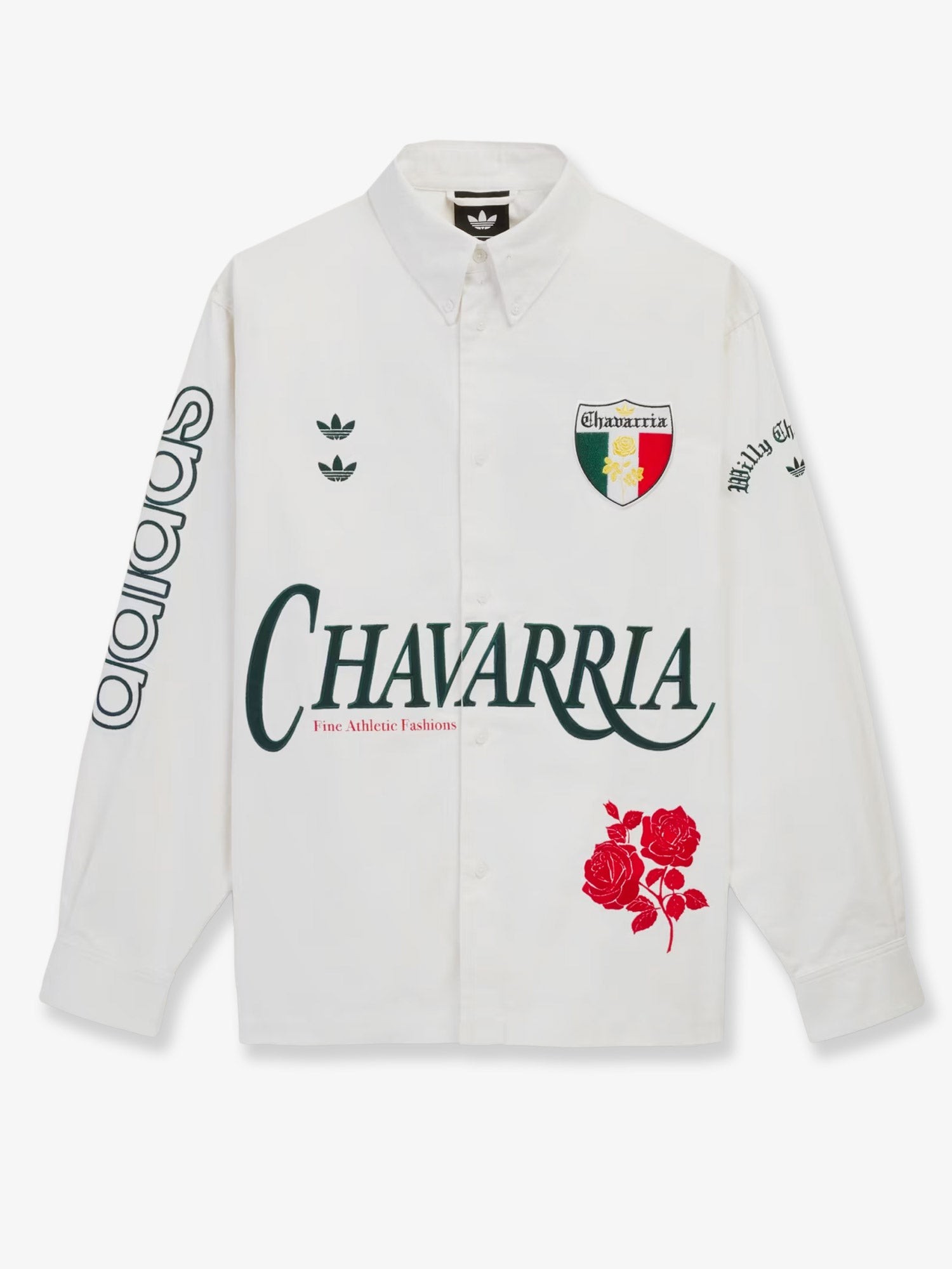 ADIDAS X WILLY CHAVARRIA Button Up Cotton Shirt